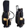 ACXZ Golf Cart Transport Bag for Men Women, Golf Trolley Bag with Wheels, Golf Travel Bag with 5 Way Dividers, Black view 1
