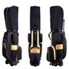 ACXZ Golf Cart Transport Bag for Men Women, Golf Trolley Bag with Wheels, Golf Travel Bag with 5 Way Dividers, Black view 3