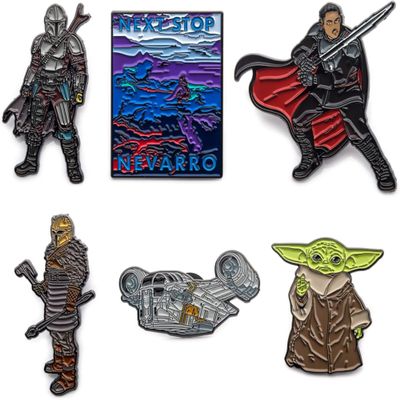 STAR WARS mens Nevarro Lapel pin, Multi-color, Nevarro US