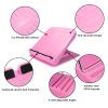 JADE KIT Slant Board Calf Stretcher Adjustable 4 Angles Anti Slip Incline Board for Stretching, Ankle Stretch Board Calf Stretch Incline Board for Heel, Hamstring, Achilles, Leg Calves, Pink view 2