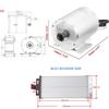 4400RPM 2500W 60V Electric Scooter Motor Brushless DC Motor Kits Electric Gokart Mid Motors with 45A Speed Controller, Throttle, Foot Pedal E-Scooter Dirt Bike Motorcycle view 4