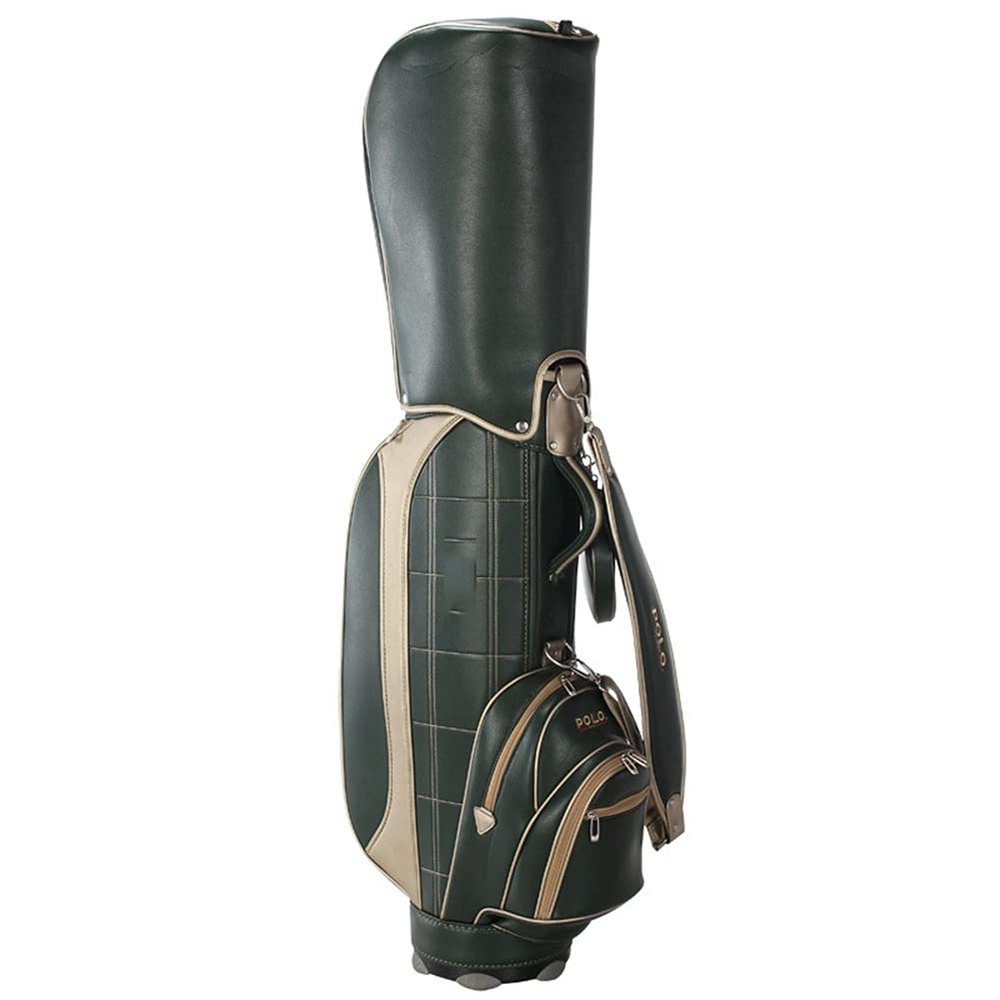 ACXZ 10inch Top Golf Standard Staff Carry Bag for Men, Golf Sunday Cart Bag, Dark Green