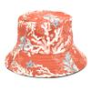 Adult Summer Blue Shark Whale Printed Bucket Hats for Men Women Wide Brim Sun Hat Beach Cap (Coral) view 1