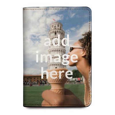 Personalized Passport Holder Travel Wallet PU Leather RFID Blocking Vaccine Card Protector Credit Card Slots Custom for Women and Men