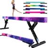 FC FUNCHEER Adjustable balane Beam for Kids - 8FT Gymnastics Beam - high and Low Floor Beam for All Gymnastic Levels-Professional Gymnastic Equipment for Home and Gym Center view 1