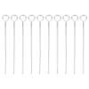 10pcs Ground Nail Outdoor Stakes Tent Stakes Tent Hook pegs Sunshade Canopy Hook Pile Steel Heavy view 1