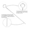 10pcs Ground Nail Outdoor Stakes Tent Stakes Tent Hook pegs Sunshade Canopy Hook Pile Steel Heavy view 3