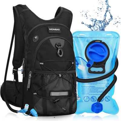 NONSAR Hydration Backpack, Hiking Backpack with 3L Water Bladder, Insulated Water Backpack for Women, Men, Kids, Keep Liquids Cool Up to 5 Hours, Daypack for Hiking, Running, Climbing, Cycling