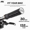 All Mountain Style Cero Grips - Bike Handlebar Grips Support Lock On Dual Pattern and Dual Density - Non Slip Hand Grip Comfortable and Ergonomic Under 3.52 oz (Black/Red) view 3