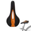 Bike Seat Bicycle Saddle, Mountain Road Bicycle Saddle, Waterproof Hollow Cushion, Black Orange Edge Cushion, Soft Comfortable Seat Bicycle Accessory, Mountain Road Bike Saddle view 1