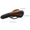 Bike Seat Bicycle Saddle, Mountain Road Bicycle Saddle, Waterproof Hollow Cushion, Black Orange Edge Cushion, Soft Comfortable Seat Bicycle Accessory, Mountain Road Bike Saddle view 2