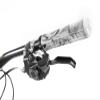 All Mountain Style AMS Berm Grips - Lock-on Tapered Diameter, Comfortable Grips, White Camo,Universal view 4