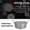Boundless Voyage Outdoor Camping Titanium Pot 2L Stockpot with Lid Folding Handle Hiking Picnic Portable Big Capacity Soup Pot Home Kitchen view 4
