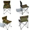 Camping Table Chairs Folding Table and Chair Set, Camouflage Outdoor Camping Picnic Table with 2 Cup Holders, Convenient to Carry and Store (Color : Package 3) view 2