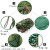 Woodland Camouflage Netting Durable Camouflage Net Jungle Maple Camo Net Woodland Camouflage Netting for Hunting Shooting Blind Camping Military Party (Color : Brown, Size : 3X5m/9.84X16.4ft) view 2