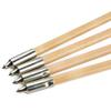 6/12 Pack Traditional Wooden Arrows Target Flu Flu Arrow with 4 Pcs Turkey Feather and Field Points for Target Practice (Pink, 12 Pack) view 4