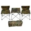 Camping Table Chairs Folding Table and Chair Set, Camouflage Outdoor Camping Picnic Table with 2 Cup Holders, Convenient to Carry and Store (Color : Package 1) view 1