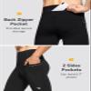 baleaf Men's Winter Running Tights Thermal Cycling Pants Cold Weather Gear Fleece Lined Leggings Pockets Compression Black XXL view 2