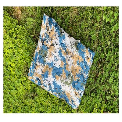 Woodland Camouflage Netting Durable Camouflage Net Jungle Maple Camo Net Woodland Camouflage Netting for Hunting Shooting Blind Camping Military Party (Color : Blue, Size : 3X3m/9.84X9.84ft)