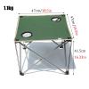Camping Table Chairs Green Folding Table with Four Chairs, for Indoor and Outdoor Camping Tables, with A Storage Bag for Easy Carrying (Size : Medium) view 2