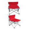 Camping Table Chairs Outdoor Square Folding Table and Chair Set, Picnic Table with 2 Cup Holders and Tote Bag, Suitable for Barbecue/Beach/Travel (Color : Red) view 4
