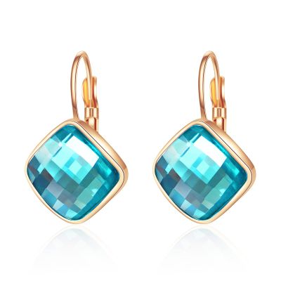 VONSSY Drop Dangle Earrings Leverback Hoop Hanging Earrings