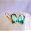 VONSSY Drop Dangle Earrings Leverback Hoop Hanging Earrings view 3