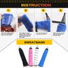 GLL Toweling Racket Overgrip, Super Absorbent Cotton Towel, Skid Resist Absorb Sweat Grip Tape, Handles Protection for Tennis Badminton Racquetball Squash Baseball view 2