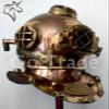 Retro US Navy Mark V Antique Diving Divers Helmet Brass Steel Full Size Maritime Gift view 3
