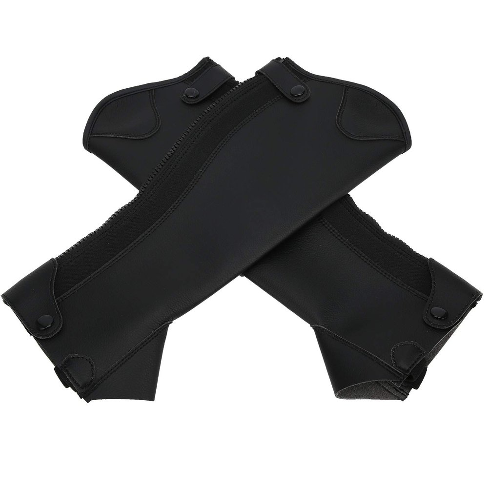 Adult horse riding half, premium pu leather equestrian body protector with size gaiters for professional riding equipment accessories