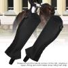 Adult horse riding half, premium pu leather equestrian body protector with size gaiters for professional riding equipment accessories view 2