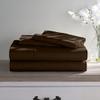 Boating Sheet Set - 100% Egyptian Cotton Bedding Set - 600 Thread Count - Best V Berth Boat Sheets - 8 inch Deep Pockets - Great Gift for Boaters |Universal XL V Berth, Chocolate Solid|