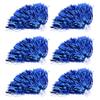 OUKENS Sports Bag Cheerleading Poms, 6pcs 7 Colors Cheerleader Pom Poms Squad Cheer Sports Party view 1
