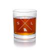 STL St Louis Missouri Round Rocks Glass - St Louis Gift Set, Unique Gift Missouri, Missouri Whiskey Glass view 1