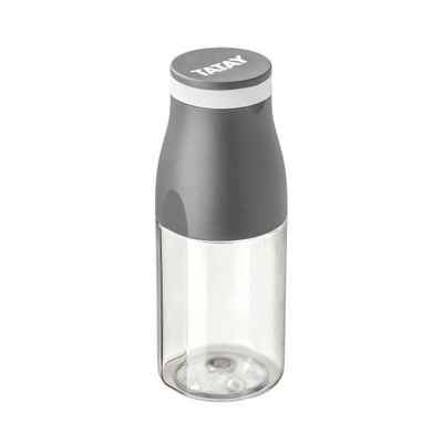Tatay Urban Drink Bottle 400ml, Airtight, Tritan made, BPA Free, Break Resistant, No Flavor or Odor, Dishwasher and Microwave Safe. Grey