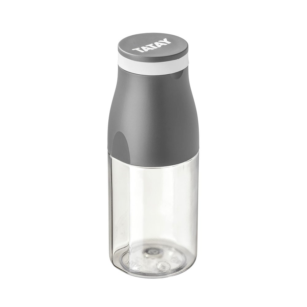 Tatay Urban Drink Bottle 400ml, Airtight, Tritan made, BPA Free, Break Resistant, No Flavor or Odor, Dishwasher and Microwave Safe. Grey