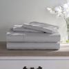 Boating Sheet Set - 100% Egyptian Cotton Bedding Set - 600 Thread Count - Best V Berth Boat Sheets - 8 inch Deep Pockets - Great Gift for Boaters |Universal V Berth, Light Grey Solid| view 1