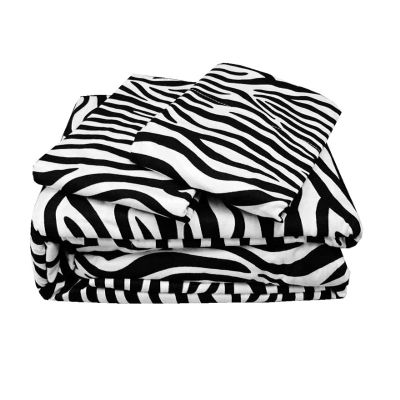 Mr Pandaa Boating Sheet Set - 100% Egyptian Cotton Bedding Set - 600 Thread Count - Best V Berth Boat Sheets - 6 inch Deep Pockets - Great Gift for Boaters |Universal AFT Berth, Zebra Print|