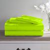 Boating Sheet Set - 100% Egyptian Cotton Bedding Set - 600 Thread Count - Best V Berth Boat Sheets - 8 inch Deep Pockets - Great Gift for Boaters |Universal V Berth, Parrot Green Solid|