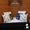 Boating Sheet Set - 100% Egyptian Cotton Bedding Set - 600 Thread Count - Best V Berth Boat Sheets - 6 inch Deep Pockets - Great Gift for Boaters |Universal XL V Berth, Hot Pink Solid| view 2