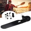 Canoe Rudder, Canoe Rudding Aluminum Alloy Kayak Fishing Boat Rudder Foot Direction Control Fishing Machine Kit for Kayak Canoe Fishing Boat view 2