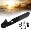 Canoe Rudder, Canoe Rudding Aluminum Alloy Kayak Fishing Boat Rudder Foot Direction Control Fishing Machine Kit for Kayak Canoe Fishing Boat view 3