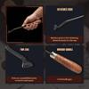 UJ Ramelson Ullman Gunsmith Checkering Tool for Gunstocks, Wood Carving Gunsmithing Accessories, Carbide Tipped, 2 Line 16LPI, Made in USA view 3