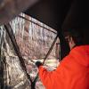 Muddy Outdoors Hunting Easy Set-Up Portable Concealable Black-Backed Water Resistant Epic Camo Prevue Ground Blind, 2-Person view 4