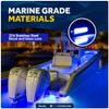 Five Oceans Underwater Boat Lights - Blue LED High Power 1700LM, Marine-Grade 316 Stainless Steel Bezel, 12V DC, Waterproof IP68 - FO4136 view 3