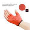 Boyiexin Kids Bike Gloves, Padded Grip Palm Fingerless Gloves for 2-10 Years Boys and Girls Cycling Balance and Pedal Bicycles Scooter Skateboard Outdoor Recreation (Orange, X-Small(Palm 5.9")) view 3
