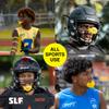 SLEEFS Football Mouth Guard - Adult/Youth Mouthguard with Strap - Lip/Teeth Protector Mouthpiece - No Boil - for Youth/Adults, Maximum Air Flow, for All Sports - Yellow view 3