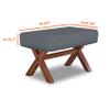 Foosball Table Cover 12 Oz Waterproof - 100% Weather Resistant Outdoor Game Table Cover with Elastic at 4 Sides (63"W x 45"D x 19.7"H, Grey) view 2