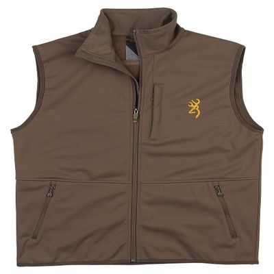 Browning 3053109801: Vest, Softshell, Major Brown, S