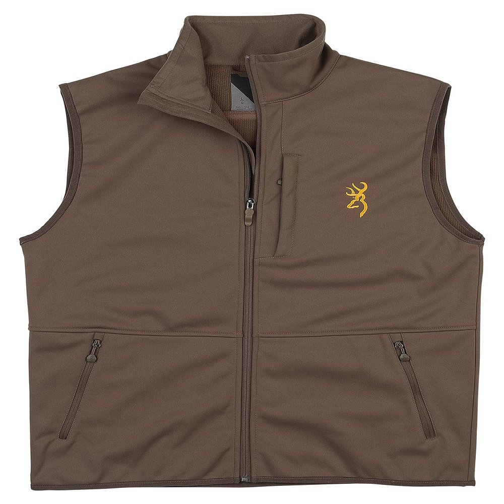 Browning 3053109801: Vest, Softshell, Major Brown, S